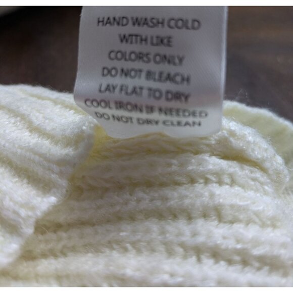 Altard State Women's Cream/Taupe High Low Long sleeve Sweater Size M - Picture 5 of 10